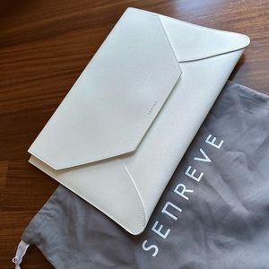 Senreve White Clutch